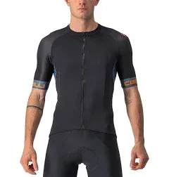 Castelli Entrata VI Jersey - Men&#039;s Light Black/Dark Gray-Silver Gray, L