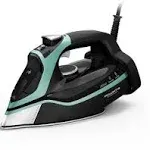 Rowenta Steam Iron, Steamforce Black /Teal