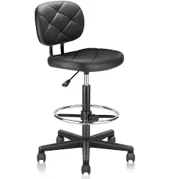 KLASIKA Drafting Rolling Stool Chair