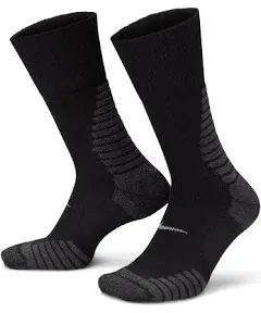 Nike Dri-Fit Outdoor Crew Socks-Cushione<wbr/>d Wool Blend Men XL(shoe size): 12-15