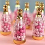 Kate Aspen 18187GD Gold Metallic Champagne Bottle Container (Set of 12) DIY Favo