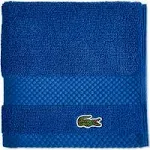 Lacoste Heritage Supima 100% Cotton Wash Cloth - Surf Blue