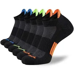 JOYNÉE Men’s Athletic Socks Low Cut Cushion Running Socks Breathable Comfort for Sports 6 Pack