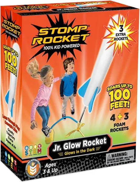 Stomp Rocket Jr. Glow Rocket Refill Pack