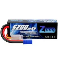 3S Lipo Battery 5200mAh 11.1V 80C with EC5 Connector Hard Case Battery for RC...