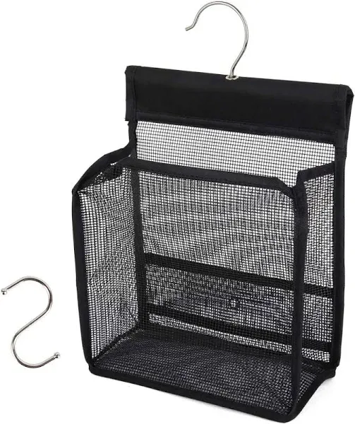 Hanging Mesh Shower Caddy College with Hooks, Bath Baskets Organizer Storage for College Dorm Rooms, Gym, Swimming and Travel