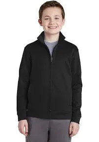 Sport-Tek Youth Sport-Wick Fleece Full-Zip Jacket