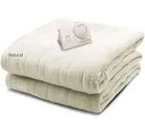 Biddeford Comfort Knit Analog Heated King Blanket in Steel Grey