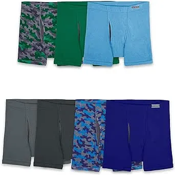 Fruit of the Loom Boys' Boxer Briefs with Coolzone Fly