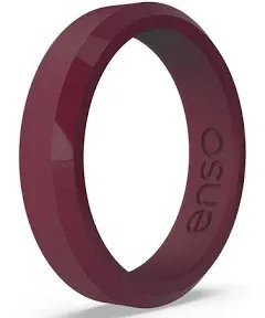 Enso Rings Thin Bevel Series Silicone Ring