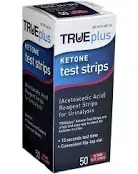 TRUEplus Ketone 50 Test Strips For Urinalysis