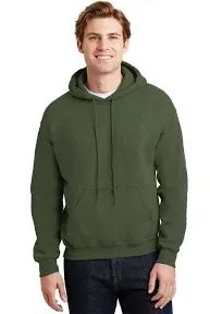 Gildan L BLACK Hoodie NWT Heavy Blend™Front Pocket Item #18500 (A17)