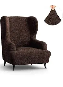 PAULATO Microfibra Collection Wingback Chair Slipcover