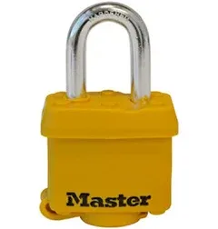 MASTER LOCK 315KADHC OUTDOOR PADLOCK WITH KEY, 1-3/4&#034; IN. WIDE