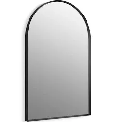 Essential 20" x 32" Arch Framed Mirror Brushed Nickel