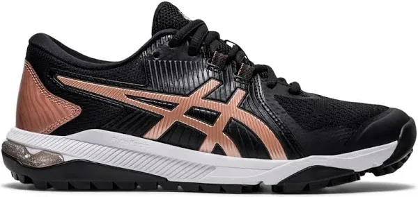 ASICS Women&#039;s GEL-Course Glide Golf Shoes, Black/Rose Gold, 6