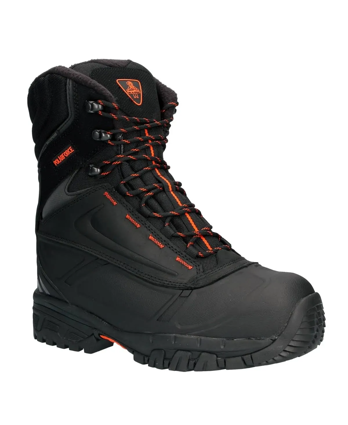 RefrigiWear Men&#039;s PolarForce Max Waterproof Insulated 8-Inch Leather Work Boots