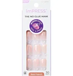 imPRESS Bare French Heroic Nails Short (30 ct)