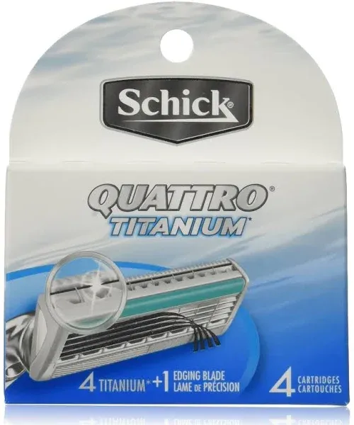 Schick Quattro Razor Titanium