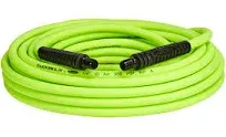 Flexzilla Air Hose, 1/4&#034; X 50&#039; 1/4&#034; MNPT Fittings, ZillaGreen Durable &amp; Abrasion