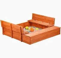 Agitree Kids Wooden Sandbox