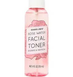 Rose Water Facial Toner Hydrate and Refresh by Trader Joe's (1 Bottle)