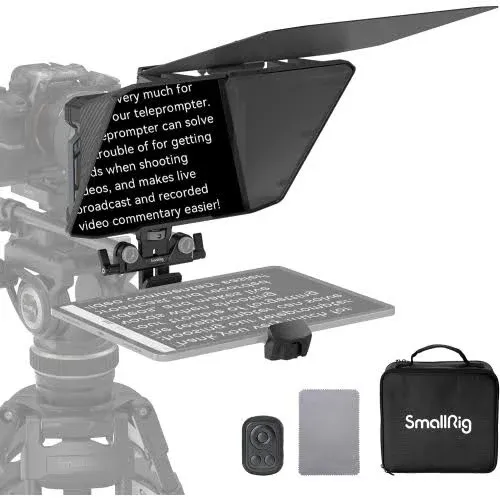 SmallRig  11inch Liftable Teleprompter with SmallGoGo APP Control for Tablets