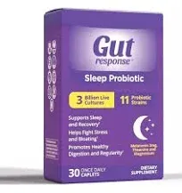 Gut Response Sleep Probiotic ~ Fights Stress + Bloating + Sleep/Recovery 04/2026