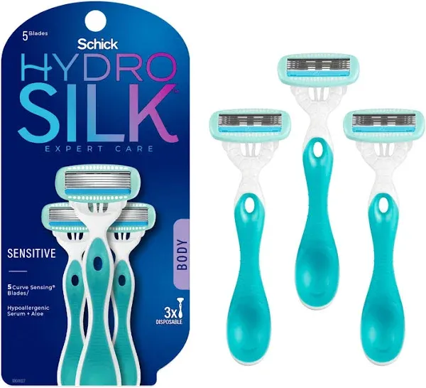 Schick Hydro Silk Sensitive Care Razors (3.2 oz)