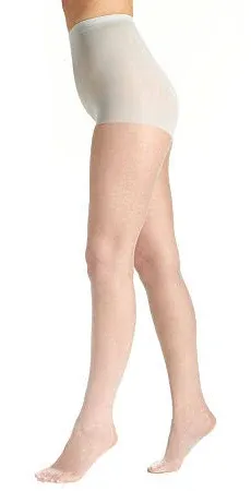 Berkshire\xa0Shimmers Pantyhose\u205fPlus Size 2X Silver Glittery Control Top Sheer