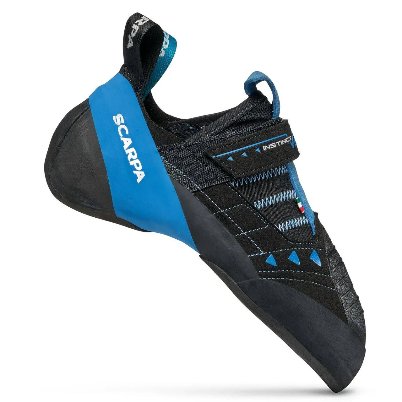 Scarpa Instinct VSR Climbing Shoe - 38.5 - Black/Azure