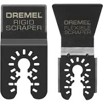 DREMEL Universal Duel Interface Oscillating Scraper Kit 2 Pieces Item MM62OU NEW