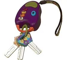 B. toys – Purple FunKeys – Toy Car Keys – Key Fob with Lights &amp; Sounds