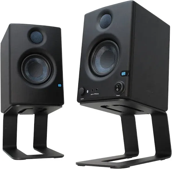 Desktop Speaker Stands Pair for Desk Speakers, Studio Speaker Riser, Medium a...