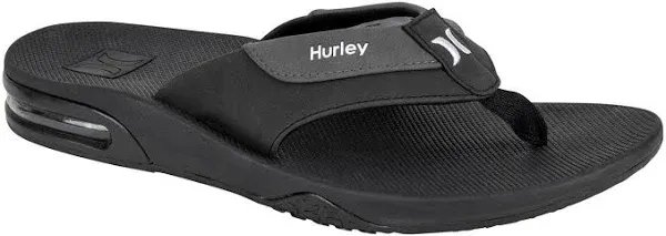 Hurley Men's Bubble Cushion Heel Surf Comfort Flip Flops