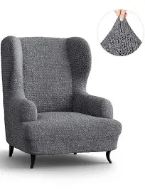 PAULATO Microfibra Collection Wingback Chair Slipcover