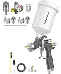 D1 LVLP Air Spray Gun Premium Kit, Easy to Use, Paint Gun for Cars &amp; House DIY