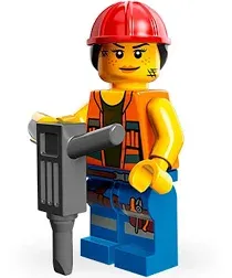 LEGO The Movie Bad Cop Good Cop Minifigure Series 71004