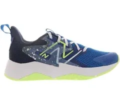 New Balance Kids Rave Run V2 Team Royal/Blue Oasis/Bleached Lime Glo 7