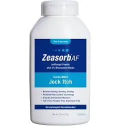 Zeasorb Antifungal Treatment Powder, Jock Itch, 2.5 Ounce (Pack of 2)