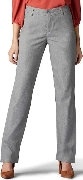 Lee Womens Wrinkle Free Relaxed Fit Straight Leg Pant