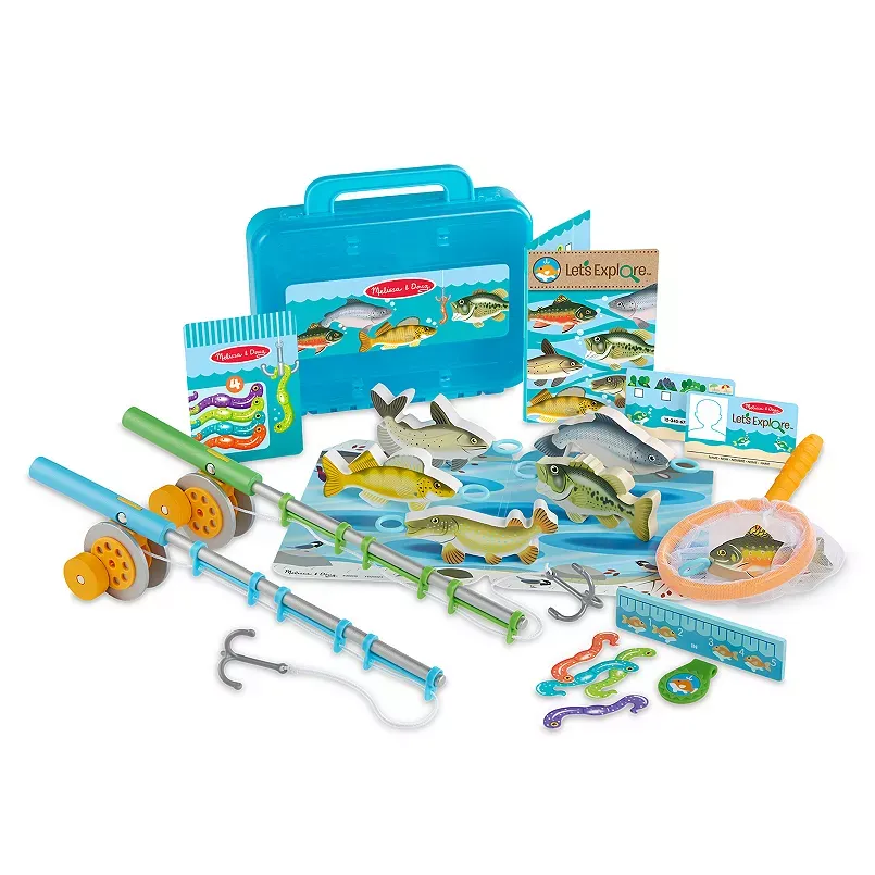 Melissa & Doug Let's Explore Fishing Play Set, Multicolor