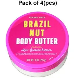 Trader Joe&#039;s Brazil Nut Body Butter Lotion Cream 8oz Sealed Limited Edition NEW