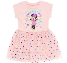 Disney Minnie Mouse Toddler Girls Mesh Dress