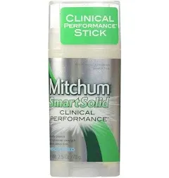 Mitchum SmartSolid Clinical Performance Anti-Perspirant & Deodorant Invisible Stick Unscented