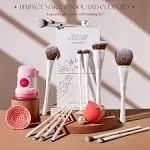 Jessup Makeup Brushes Set 14pcs Make Up Brushes Highend Makeup Gift Set Includes Foundation Concealer Blush Contour Powder Eye Brush, Makeup Sponge, M