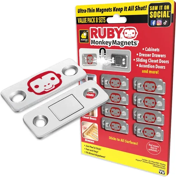 BulbHead Ruby Monkey Magnet Door & Drawer Closure