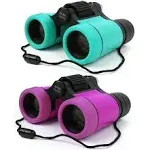 Scotamalone Kids Binoculars Shock Proof Toy Binoculars Set for Age 3-12 Years Old Boys Girls Bird Watching Educational Learning Hunting Hiking