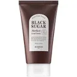 SKINFOOD Black Sugar Perfect Scrub Foam 180g - Detoxifying Pore Scrubs & Exfoliator Soft & Rich Bubble Facial Foam Cleanser, Removes Dead Skin Cells - Exfoliating Skincare for Men & Women (6.35 oz)