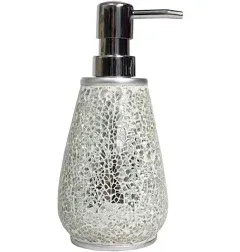 Sweet Home Glamour Bath Accessory Collection Poly Resin Bathroom Soap Dispenser